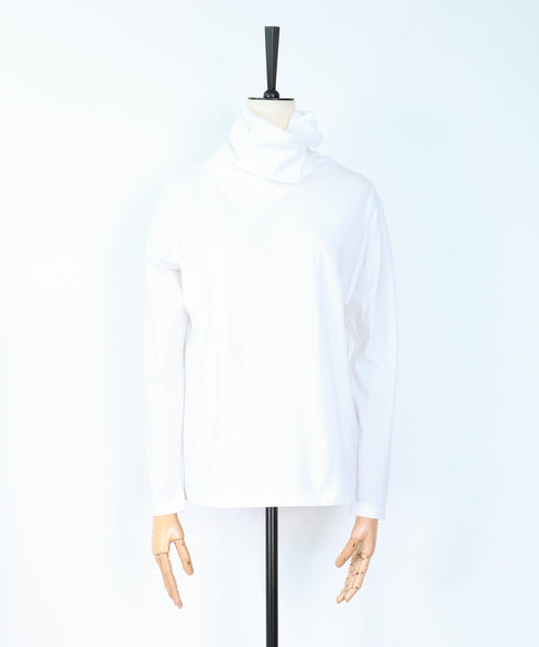 クール天竺スヌードネックロンT