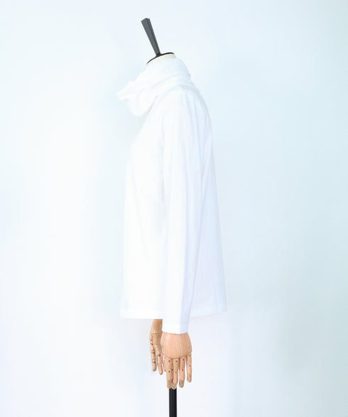 クール天竺スヌードネックロンT