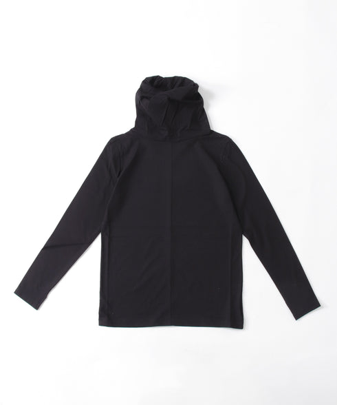 クール天竺スヌードネックロンT