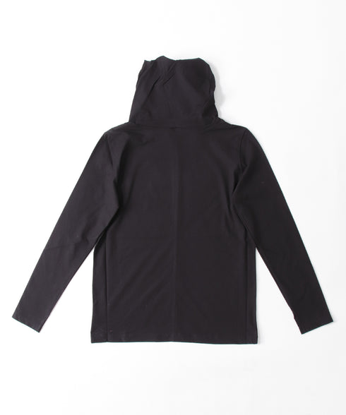 クール天竺スヌードネックロンT