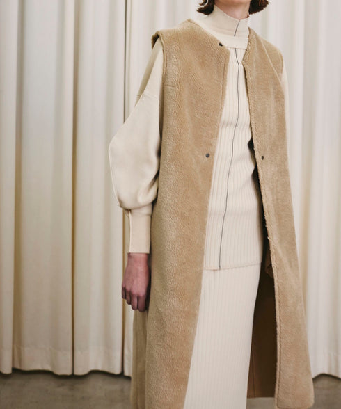 エコムートンロングジレ