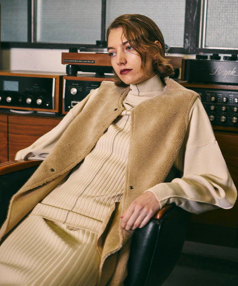 エコムートンロングジレ