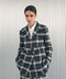 オンブレチェック・テーラードジャケット