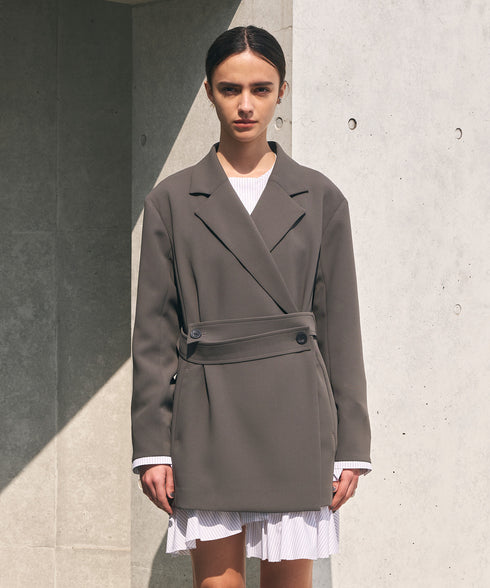 ダブルエアー・ベルテッドジャケット