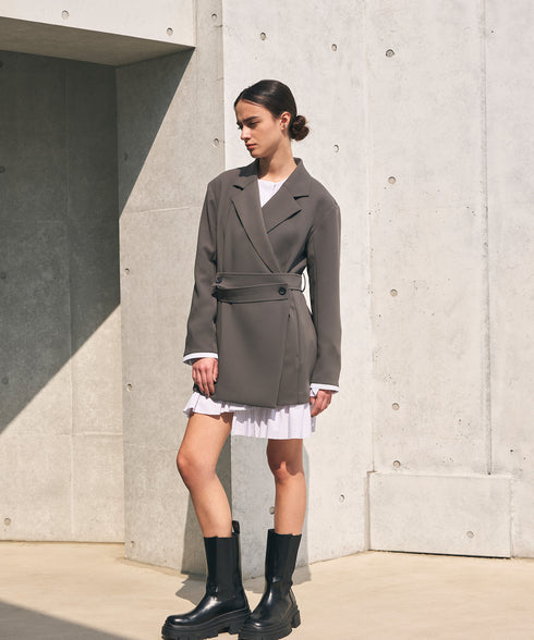 ダブルエアー・ベルテッドジャケット