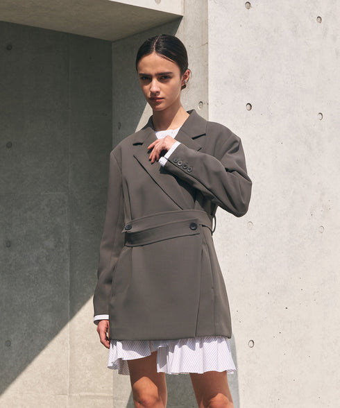 ダブルエアー・ベルテッドジャケット