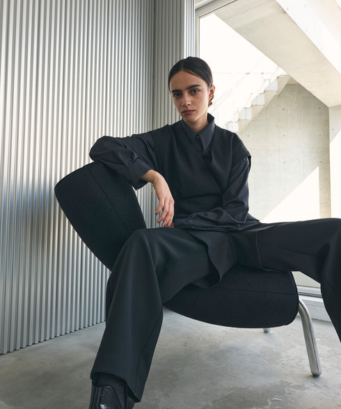 ダブルエアーベルテッドジレ