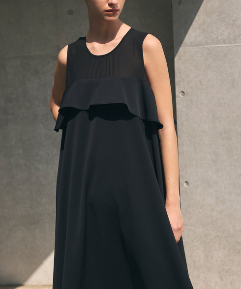 ドッキングフリルワンピース