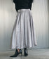 サテンフレアーバルーンスカート