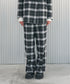 オンブレチェック・ラインパンツ