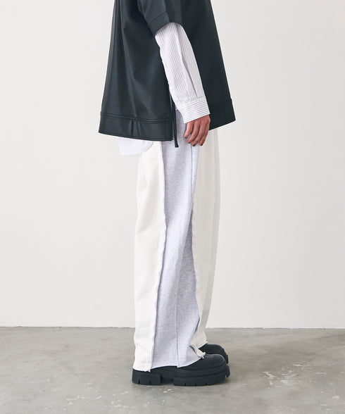 裏毛コクーンパンツ