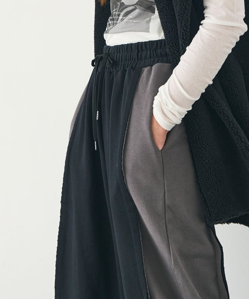 裏毛コクーンパンツ