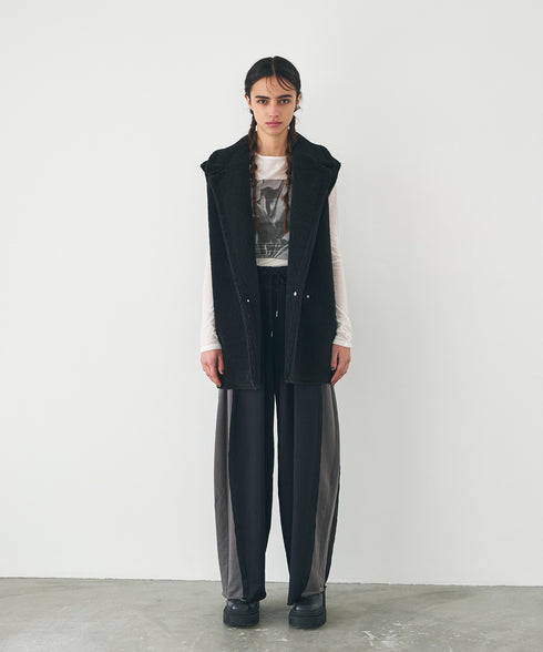 裏毛コクーンパンツ