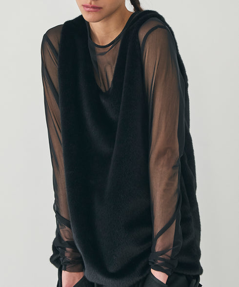 エコファータンク・シアーカットソーアンサンブル