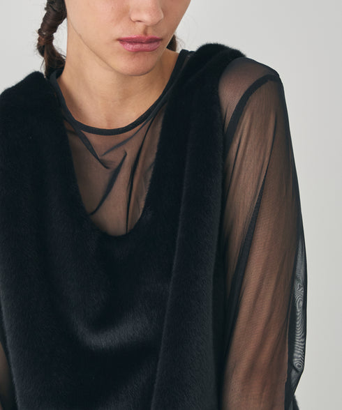 エコファータンク・シアーカットソーアンサンブル