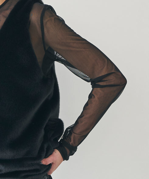 エコファータンク・シアーカットソーアンサンブル