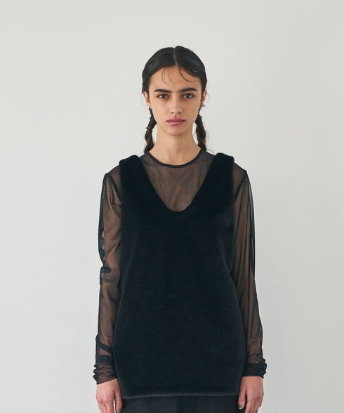 エコファータンク・シアーカットソーアンサンブル