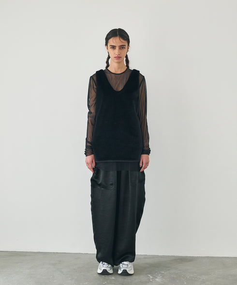 エコファータンク・シアーカットソーアンサンブル