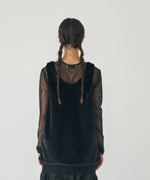 エコファータンク・シアーカットソーアンサンブル