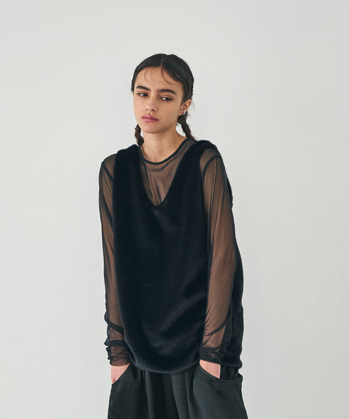 エコファータンク・シアーカットソーアンサンブル