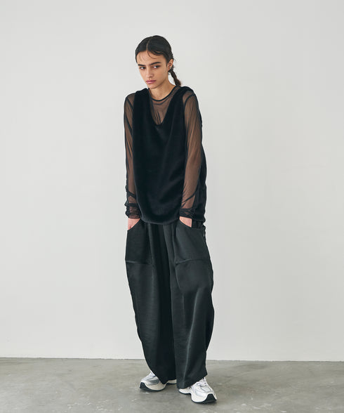 エコファータンク・シアーカットソーアンサンブル