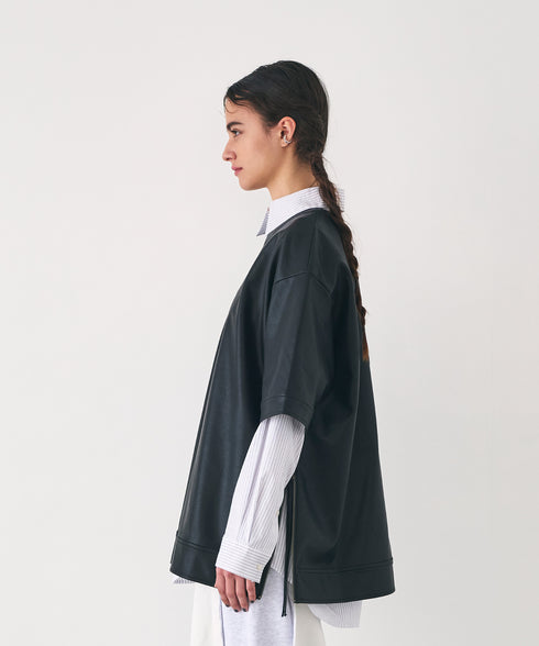 マットレザーTシャツ