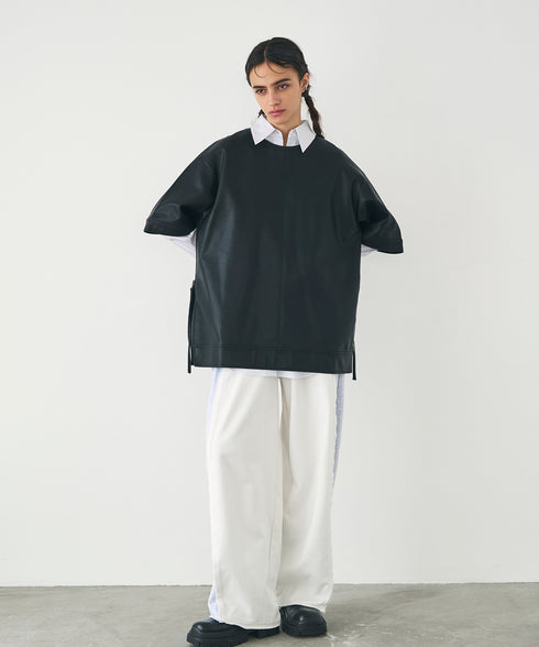 マットレザーTシャツ