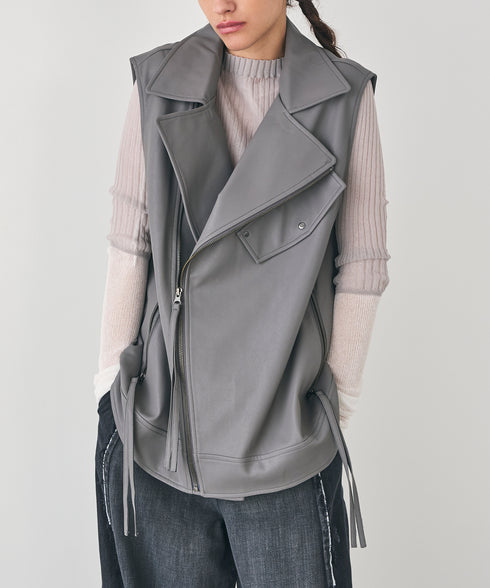 シアーレイヤードニット