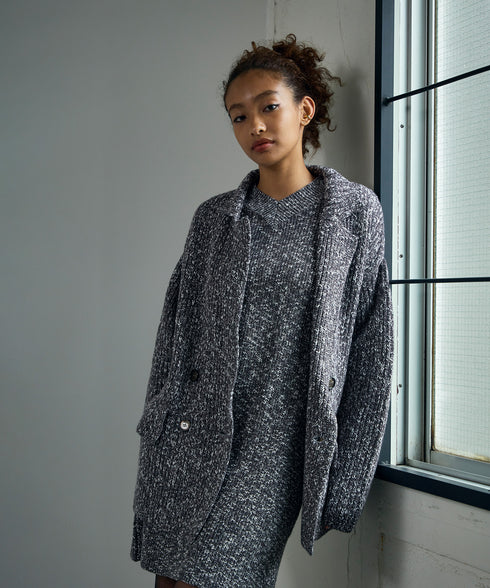 ツイードニット・ジャケット