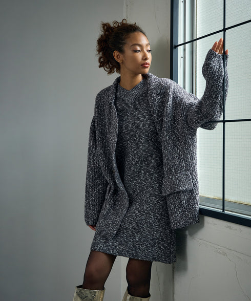 ツイードニット・ジャケット