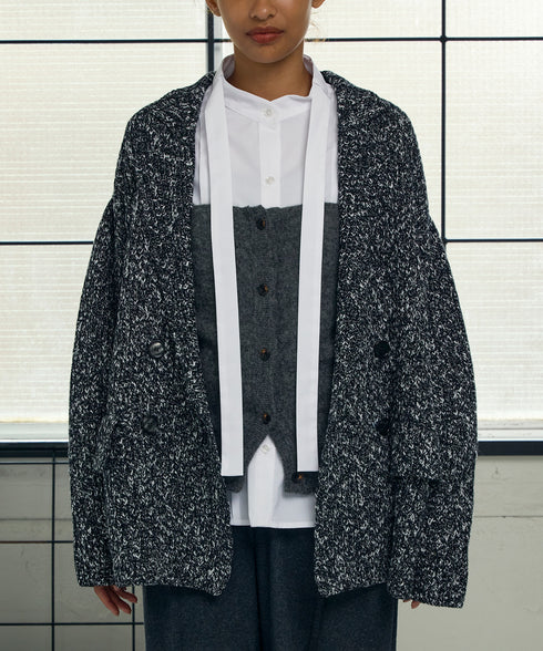 ツイードニット・ジャケット