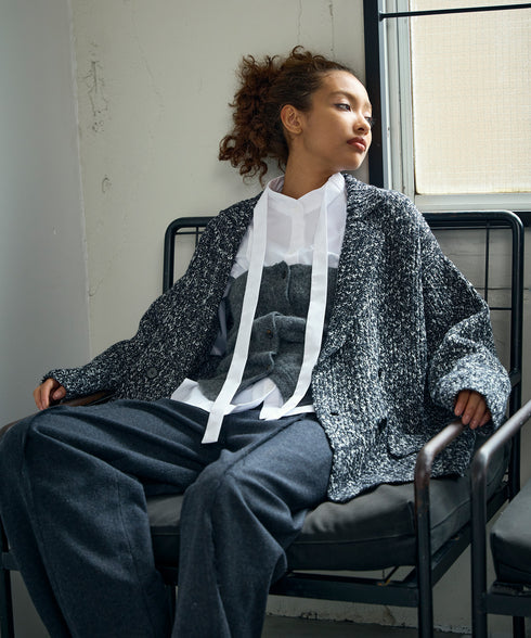 ツイードニット・ジャケット