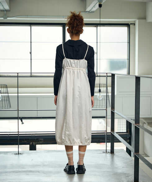 カットアウトナイロン・キャミワンピース