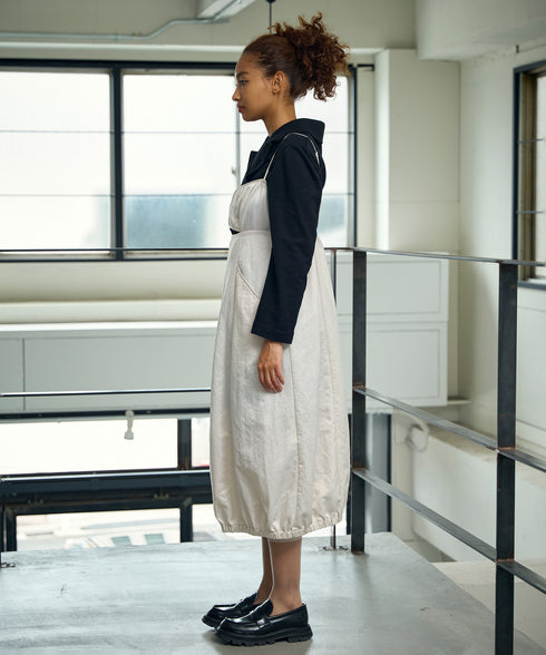 カットアウトナイロン・キャミワンピース