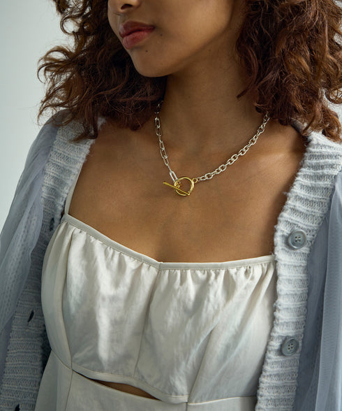 カットアウトナイロン・キャミワンピース