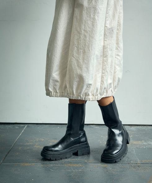 カットアウトナイロン・キャミワンピース