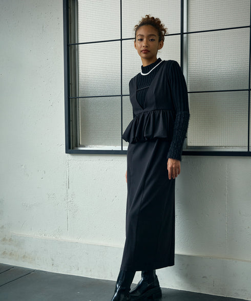 バルーンペプラム・ジャンパースカート