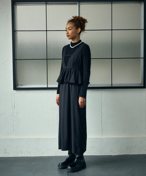 バルーンペプラム・ジャンパースカート