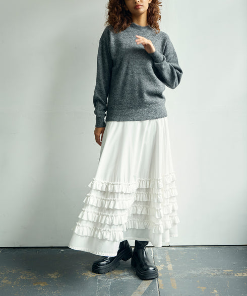 ギャザーフリル・ボリュームスカート