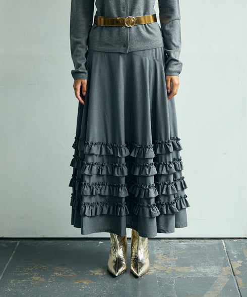 ギャザーフリル・ボリュームスカート