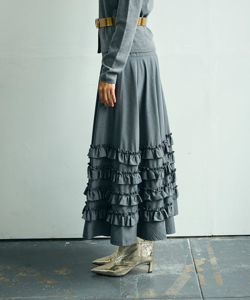 ギャザーフリル・ボリュームスカート