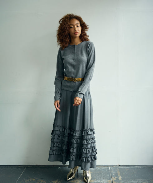 ギャザーフリル・ボリュームスカート