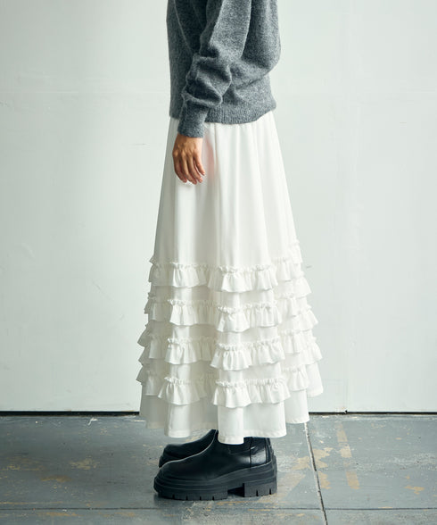 ギャザーフリル・ボリュームスカート