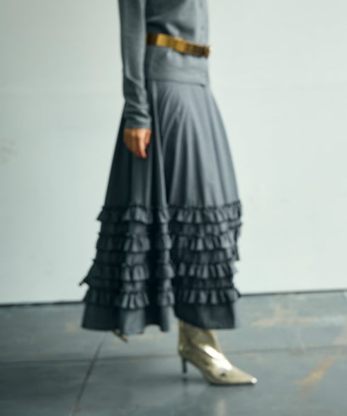 ギャザーフリル・ボリュームスカート