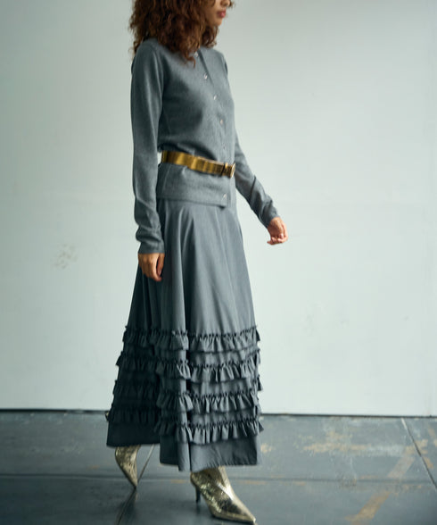 ギャザーフリル・ボリュームスカート