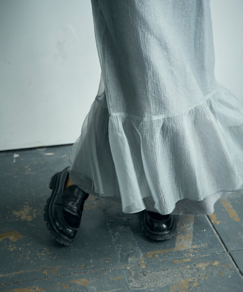 ウールフラノ・リバーシブルスカート