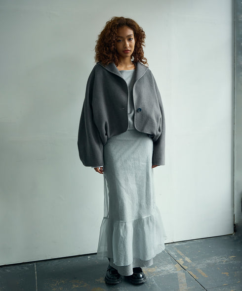 ウールフラノ・リバーシブルスカート