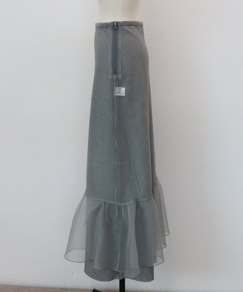 ウールフラノ・リバーシブルスカート