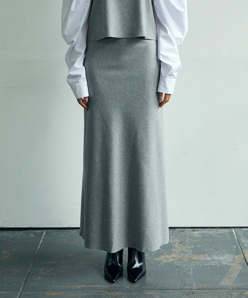 ウールフラノ・リバーシブルスカート