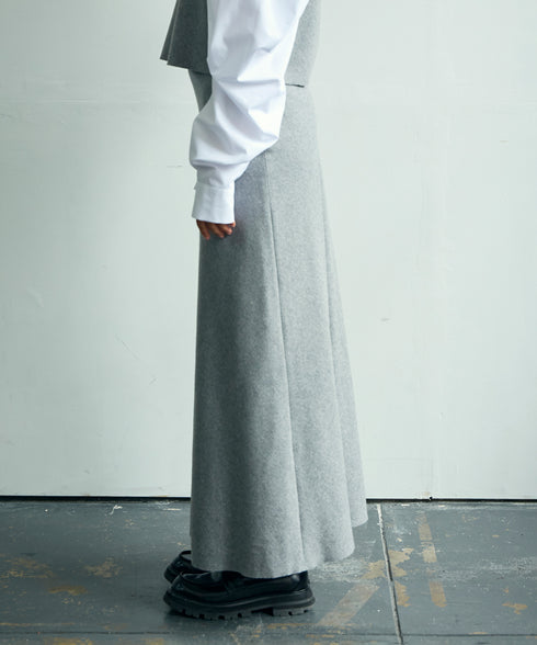 ウールフラノ・リバーシブルスカート